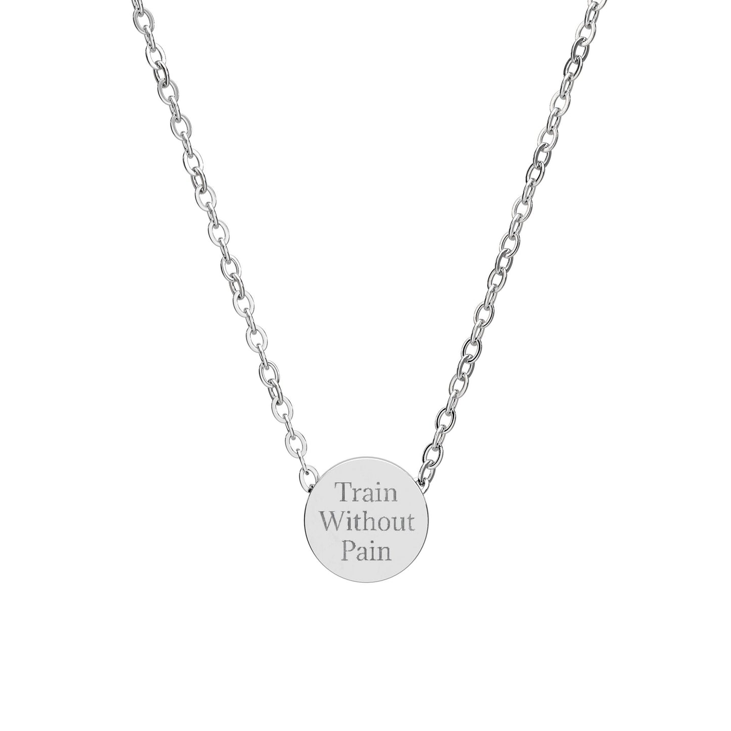 Train Without Pain - Mini Circle Necklace