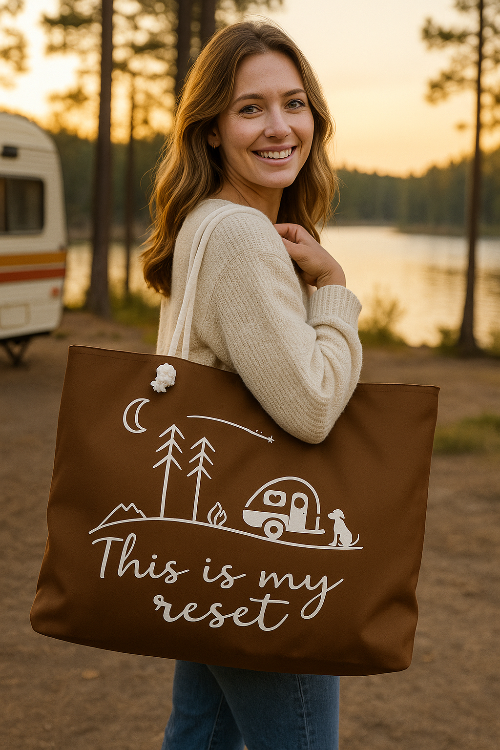 This Is My Reset Weekender Bag