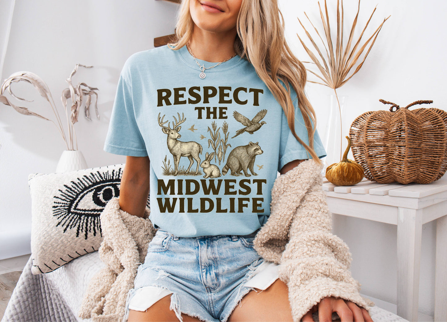 Respect the Midwest Wildlife Shirt