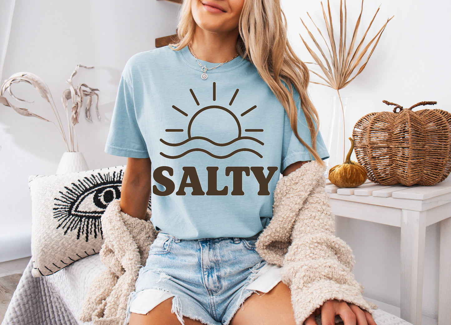 SALTY Retro Beach Vibe Shirt