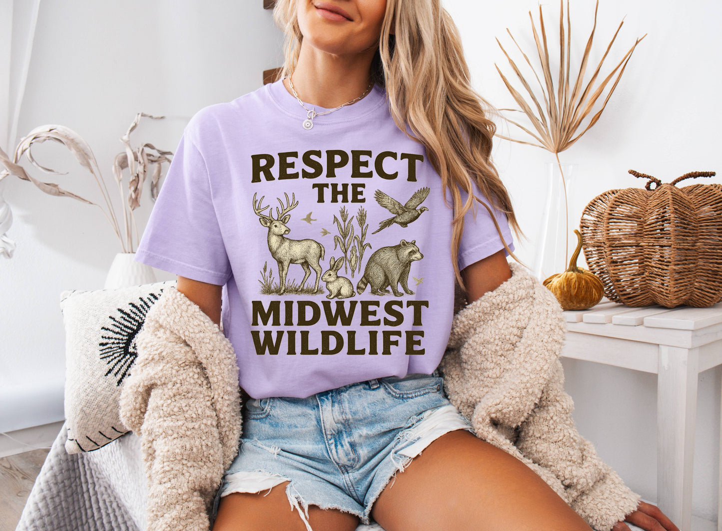 Respect the Midwest Wildlife Shirt