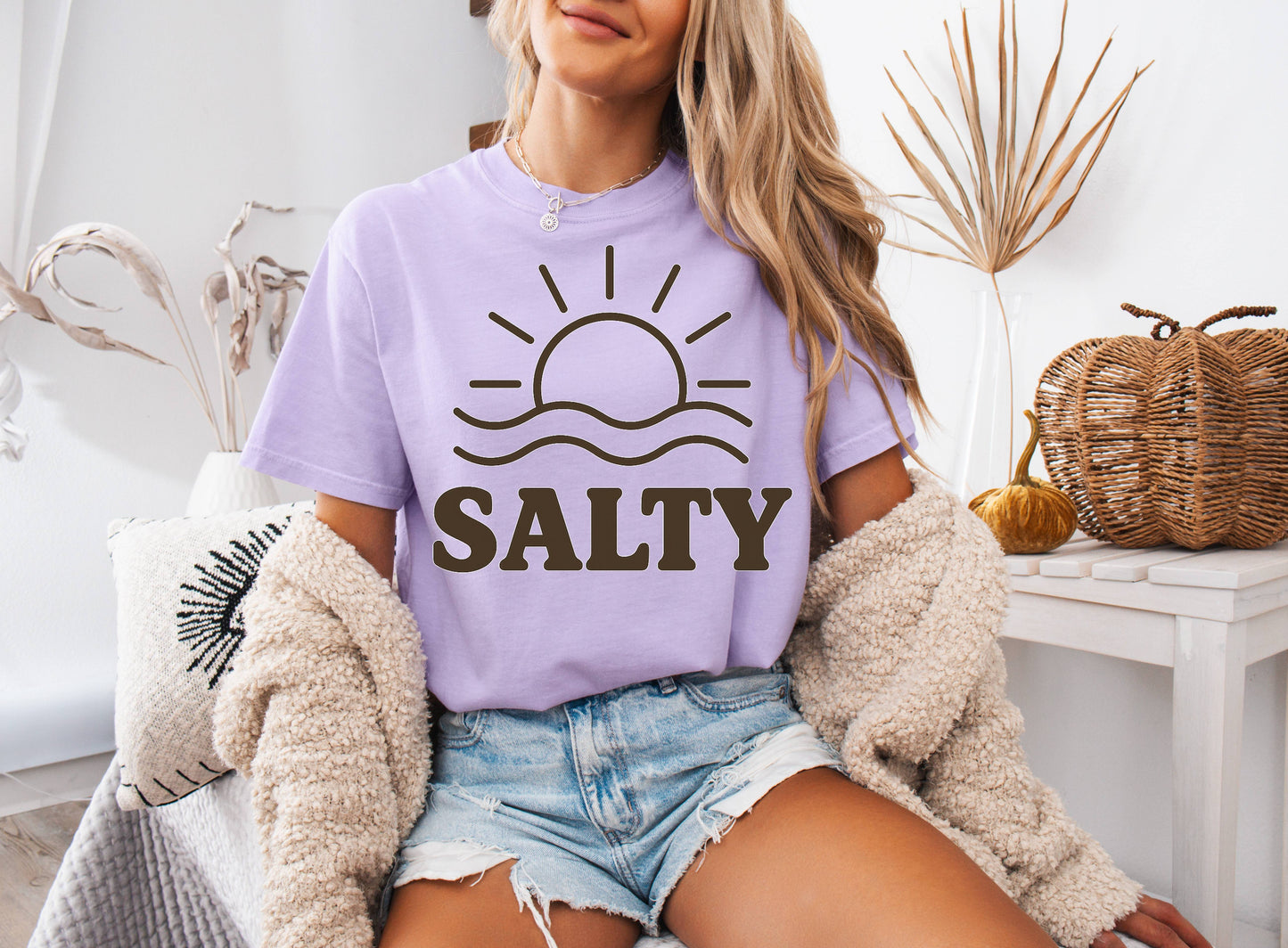 SALTY Retro Beach Vibe Shirt