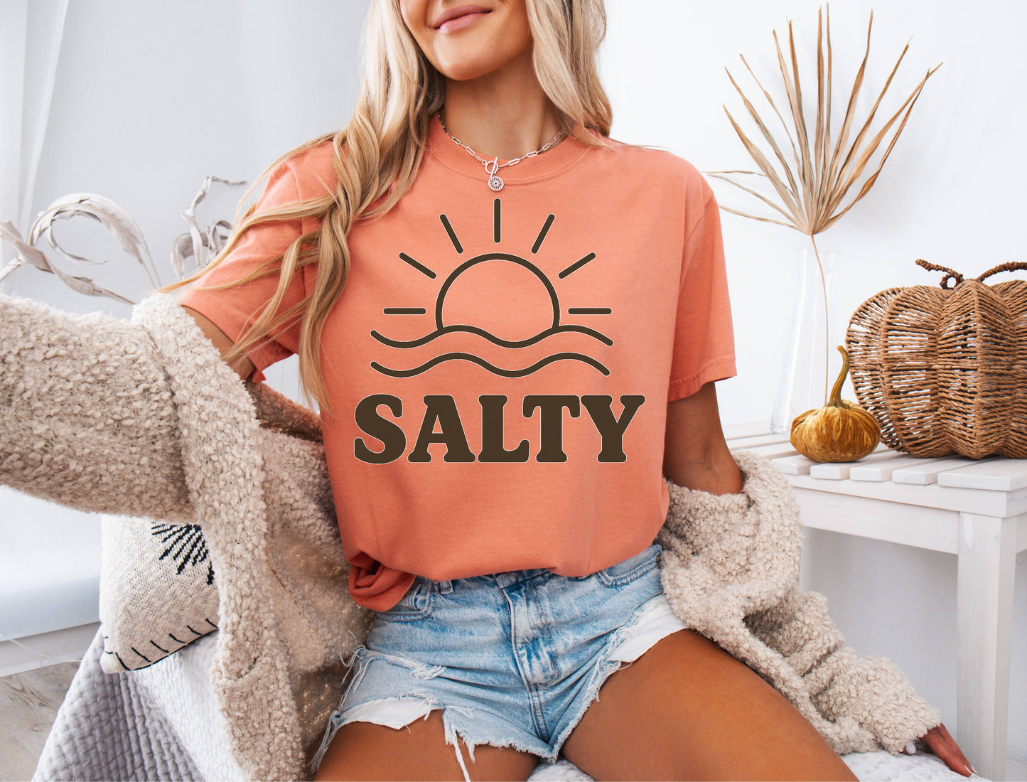 SALTY Retro Beach Vibe Shirt