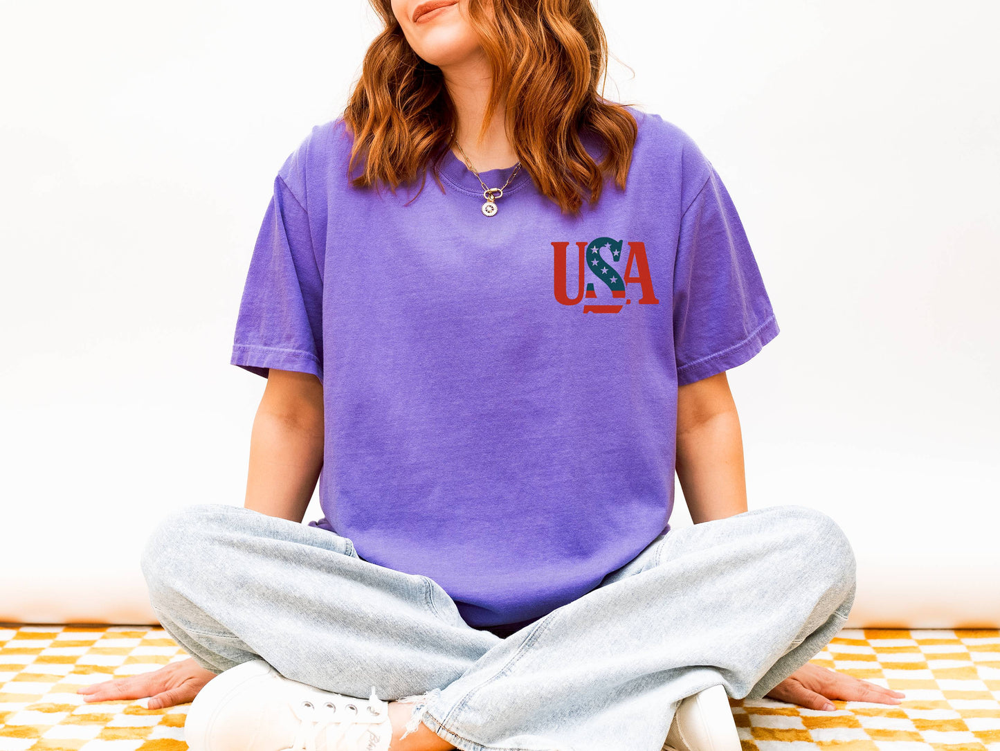 USA Graphic T-Shirt | Back Graphic