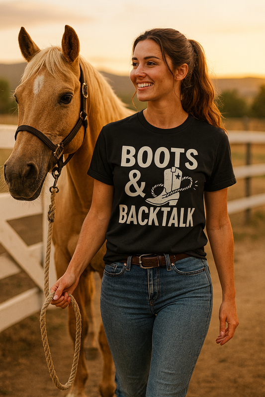 Boots & Backtalk Tee