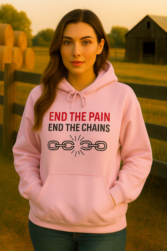 End the Pain, End the Chains Hoodie