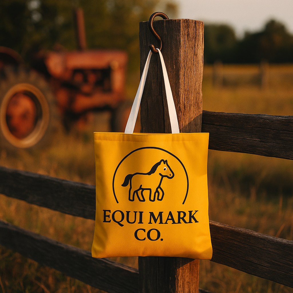 EquiMark Co. Logo Tote Bag (16" × 16")
