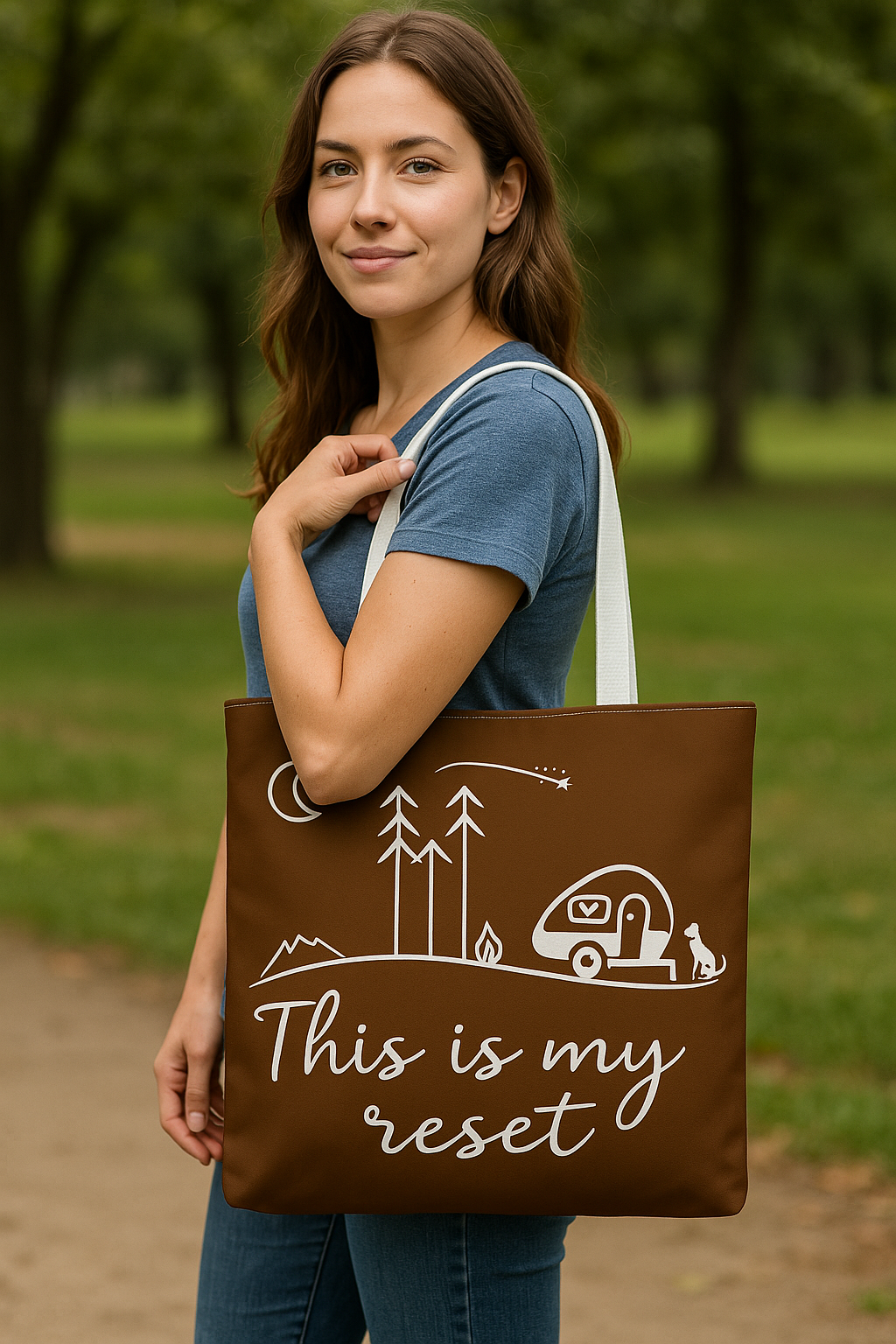 This is My Reset Bohemian Tote Bag