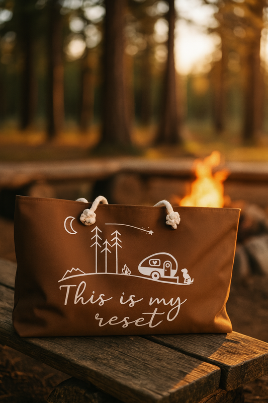 This Is My Reset Weekender Bag