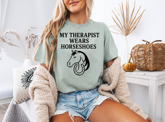 My Therapist Wears Horseshoes Shirt