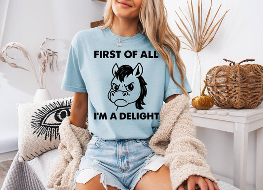 Funny Angry Horse Shirt