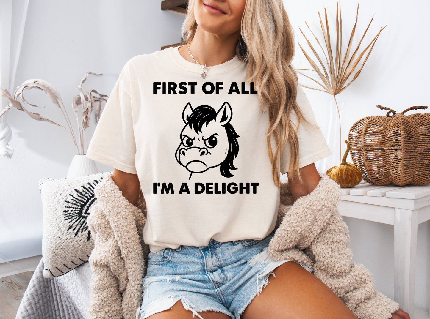 Funny Angry Horse Shirt