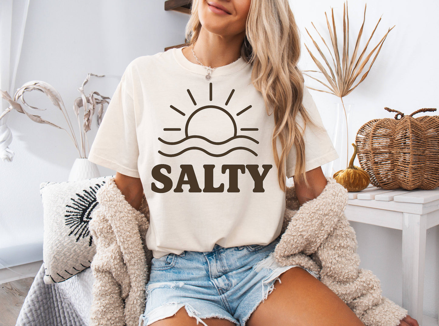 SALTY Retro Beach Vibe Shirt