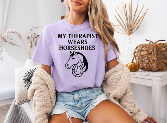 My Therapist Wears Horseshoes Shirt