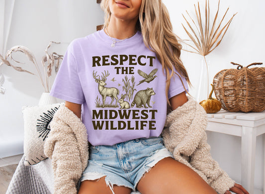Respect the Midwest Wildlife Shirt