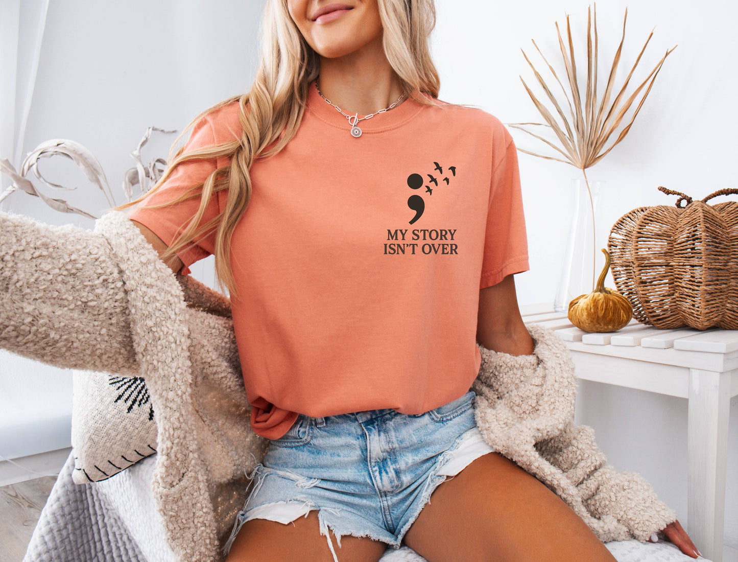 My Story Isn't Over Shirt | Small Chest Design