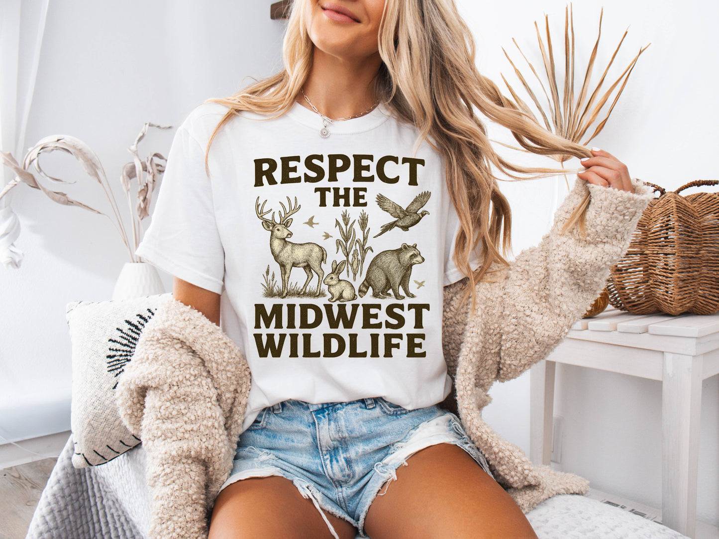 Respect the Midwest Wildlife Shirt