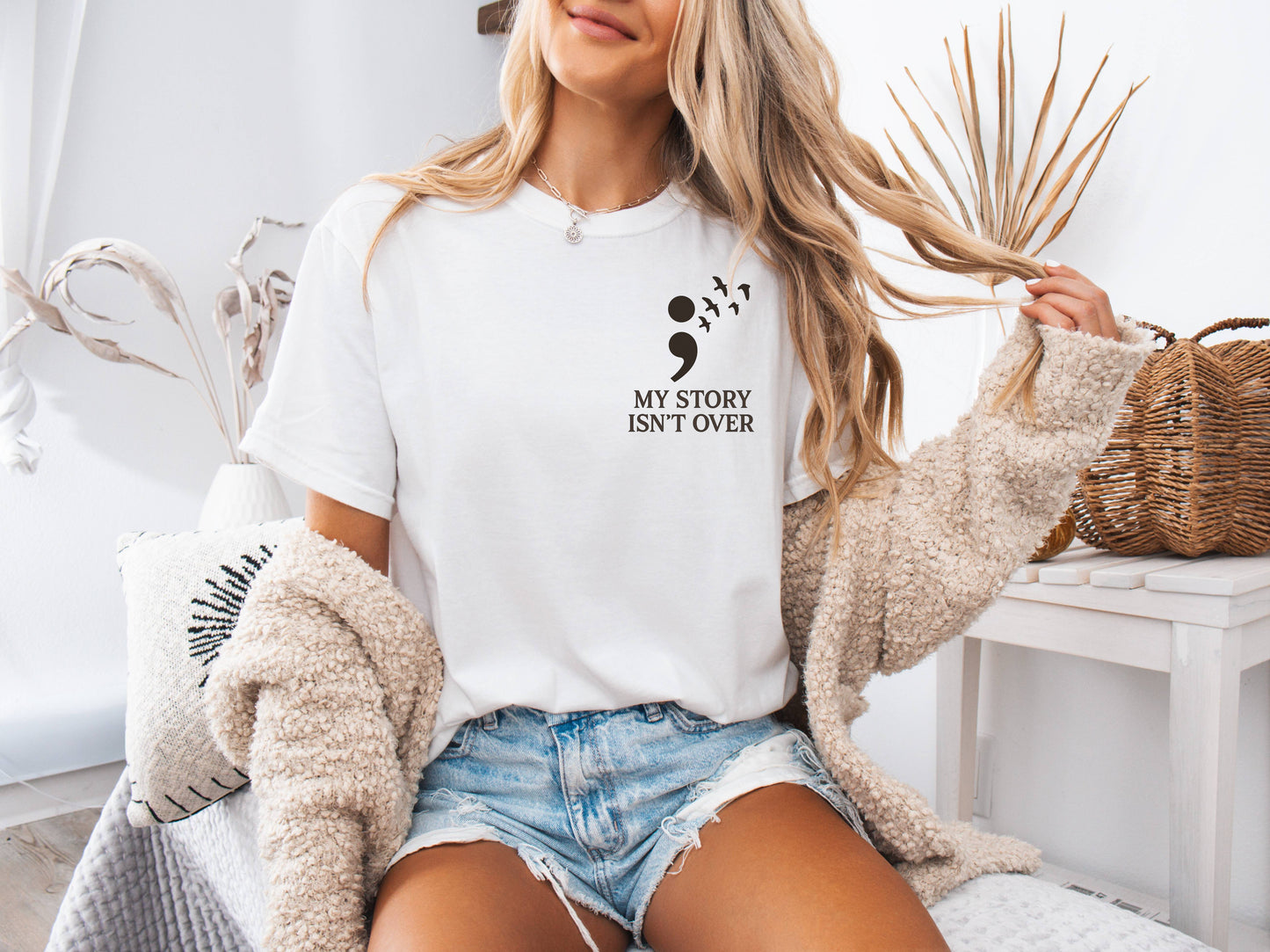 My Story Isn't Over Shirt | Small Chest Design