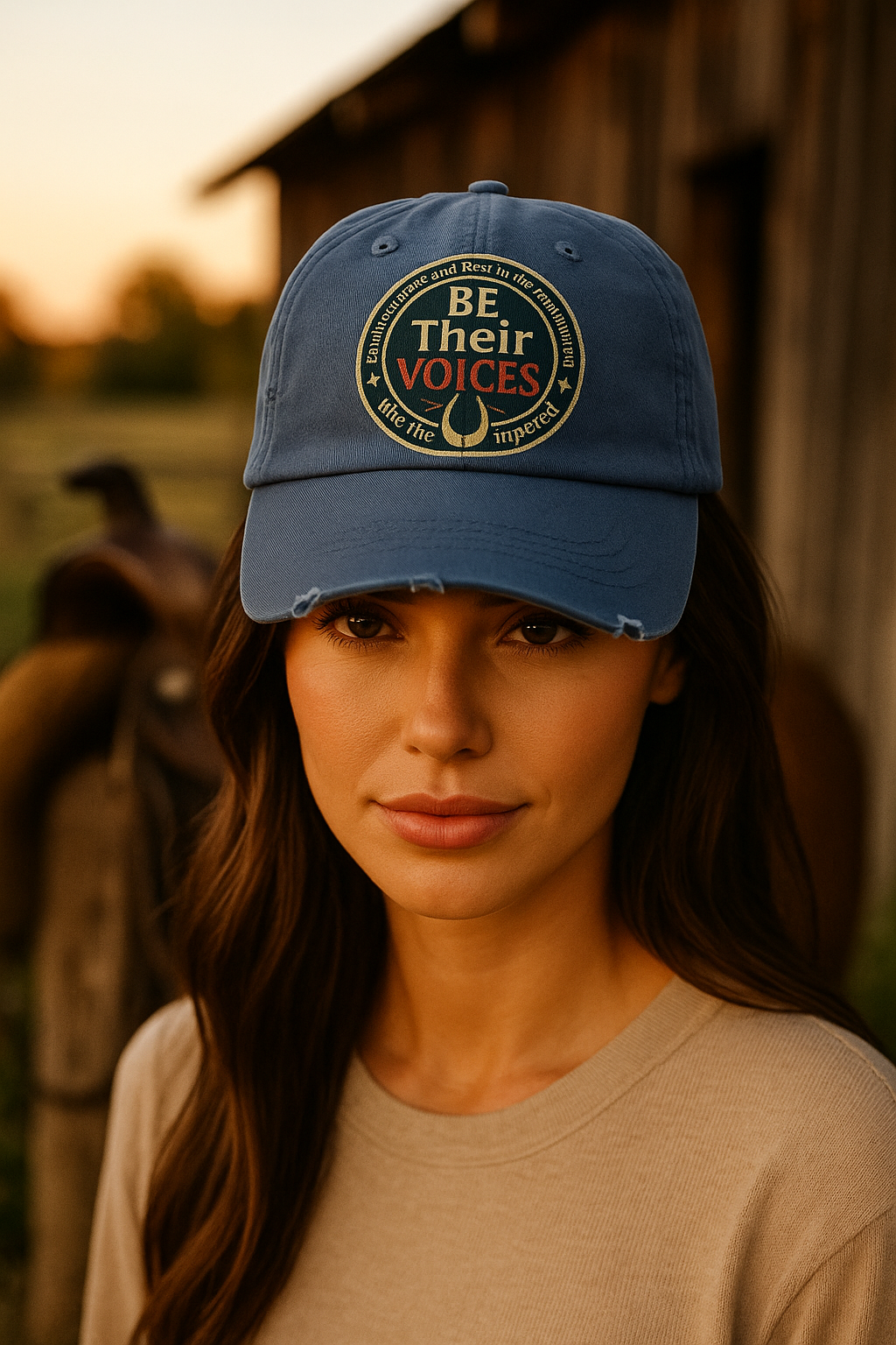 Circle of Compassion — Distressed Dad Cap