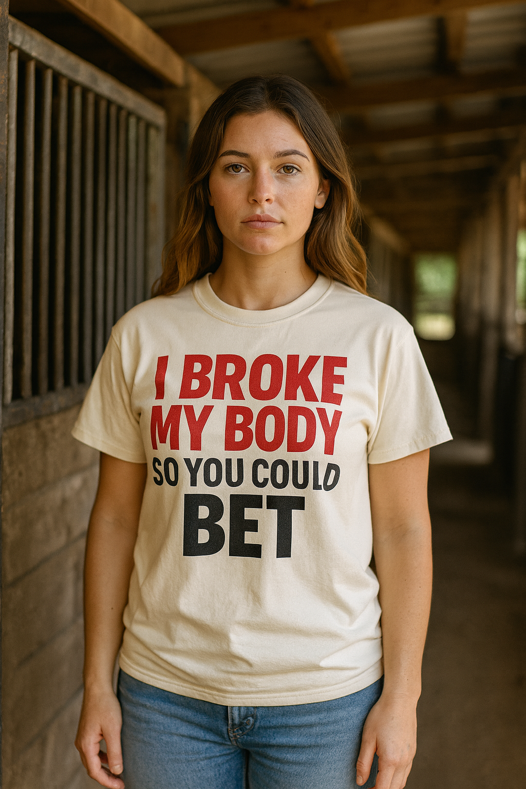 I Broke My Body So You Could Bet Tee