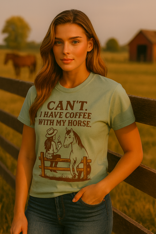 Cant | I Have Coffee with My Horse Shirt