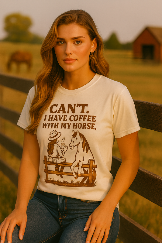 Cant | I Have Coffee with My Horse Shirt