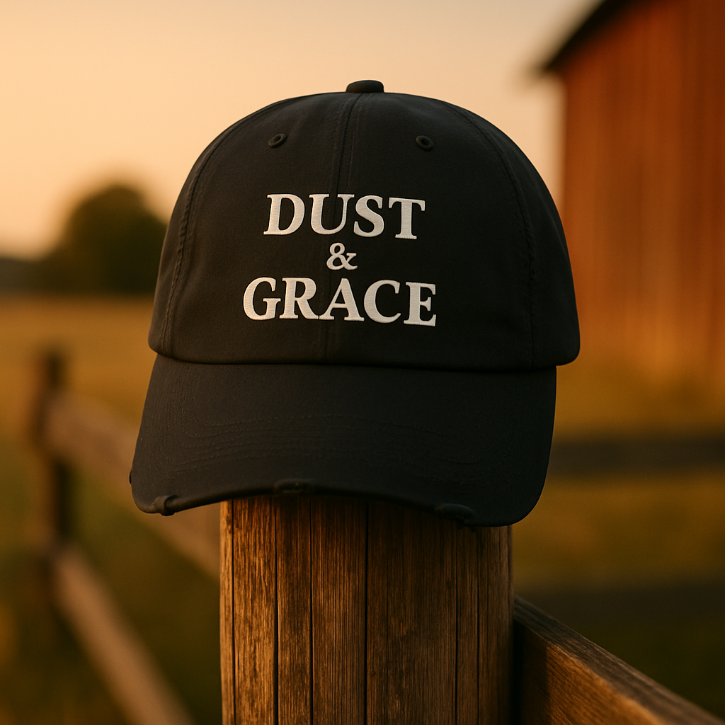 Dust & Grace — Distressed Dad Hat