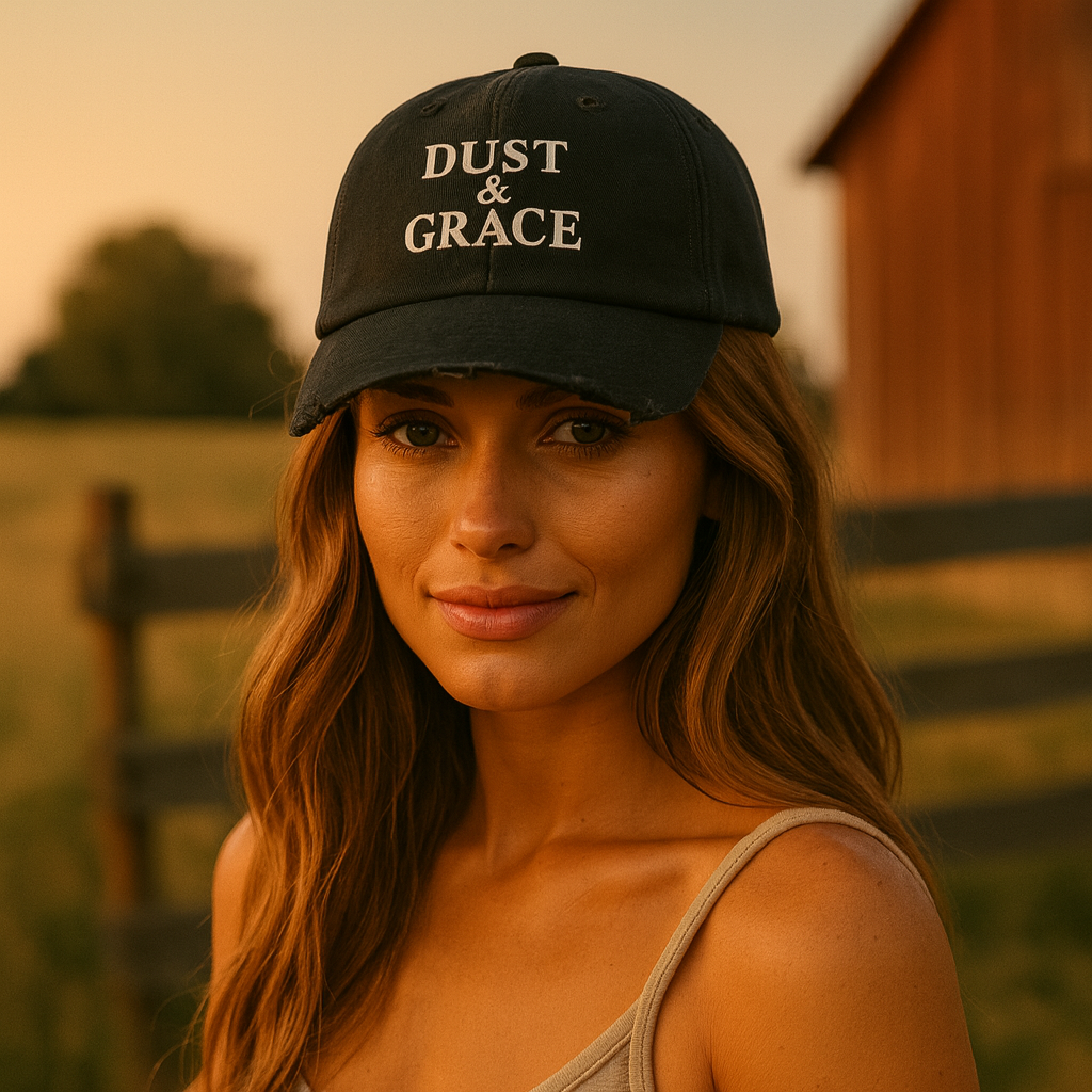 Dust & Grace — Distressed Dad Hat