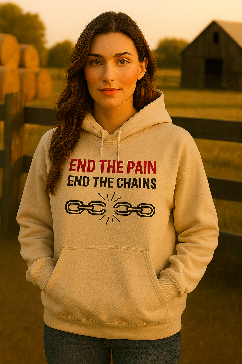 End the Pain, End the Chains Hoodie