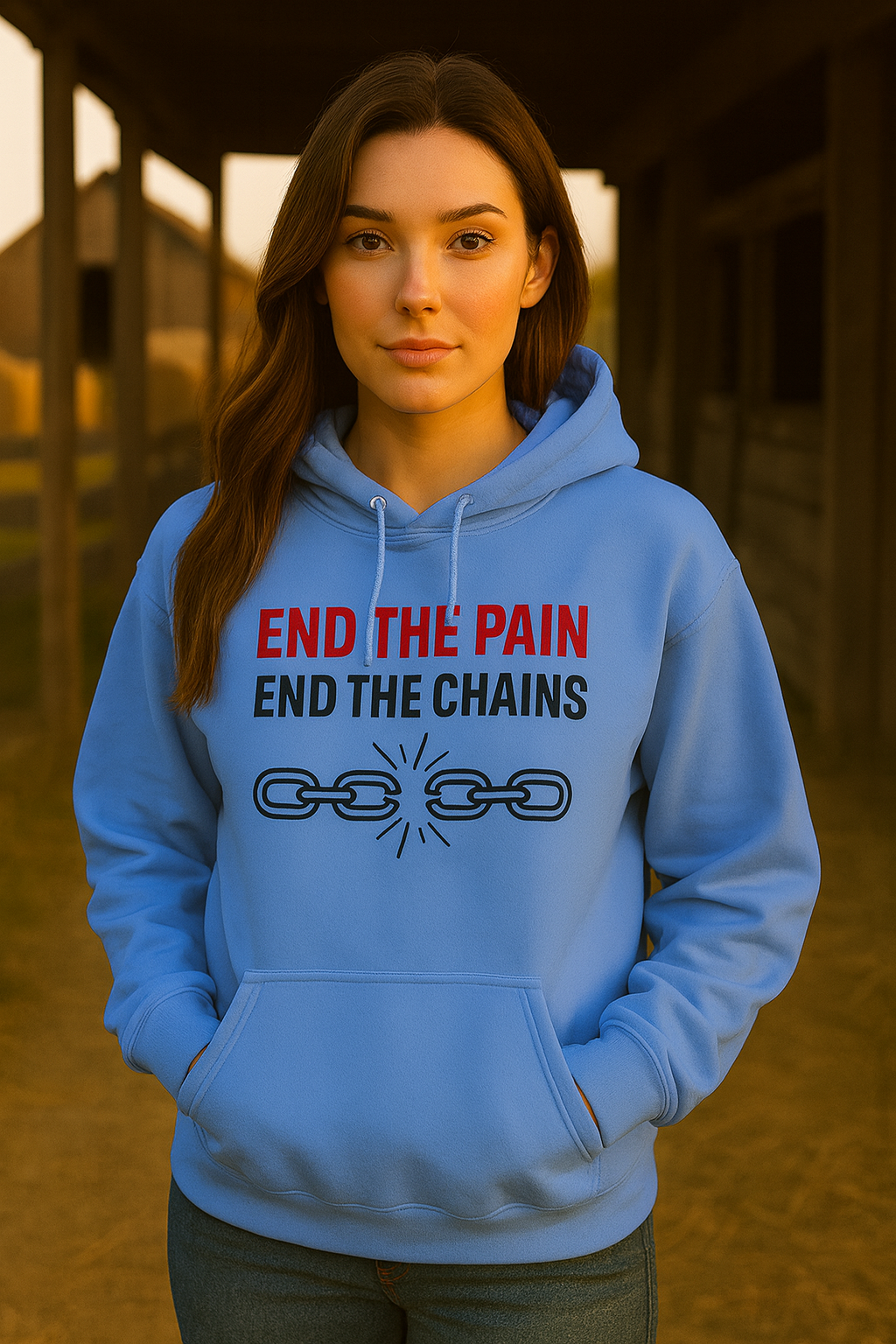 End the Pain, End the Chains Hoodie