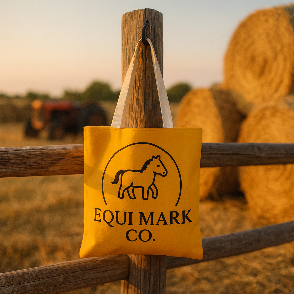 EquiMark Co. Logo Tote Bag (16" × 16")