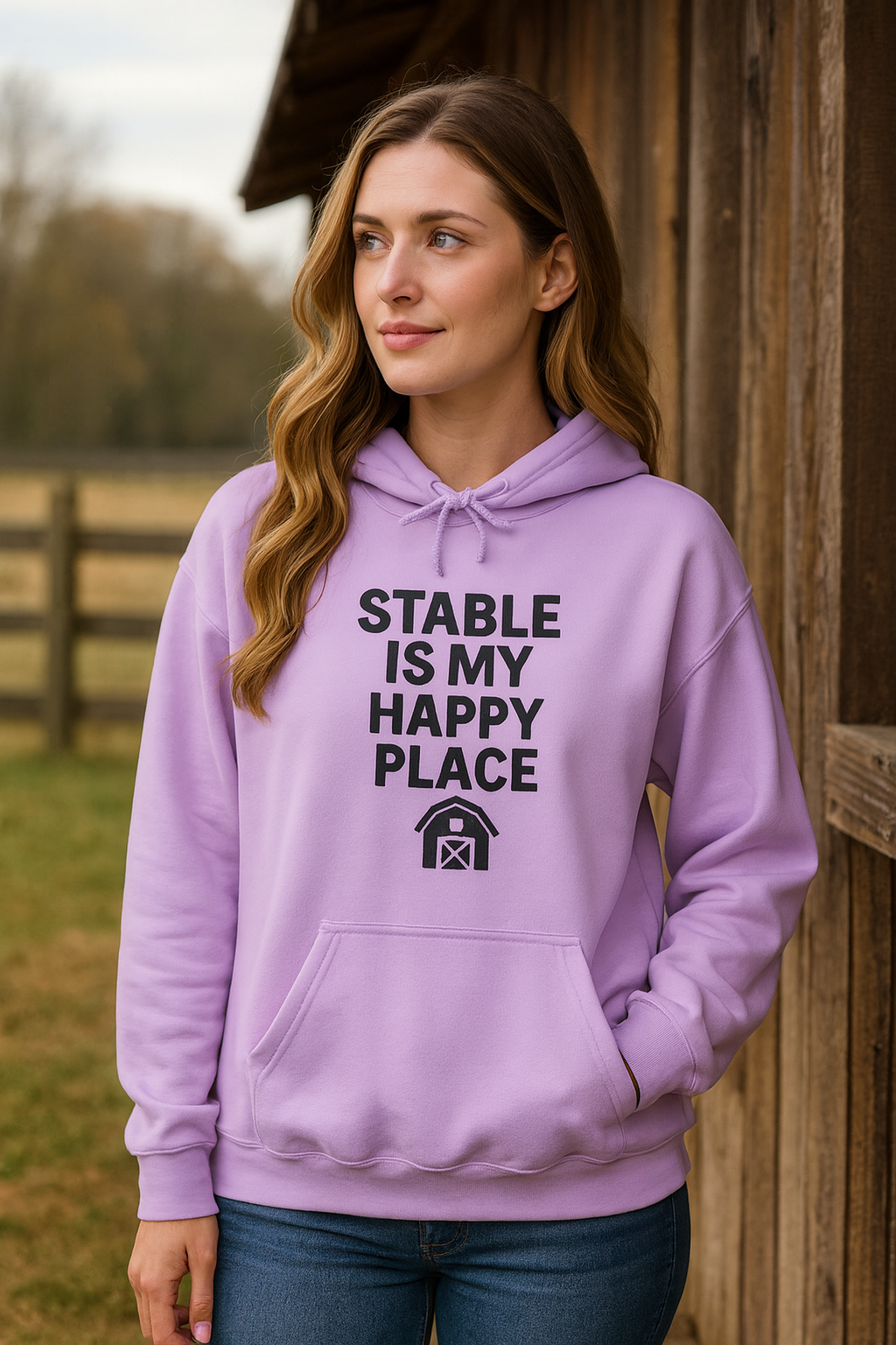 Stable Is My Happy Place Hoodie