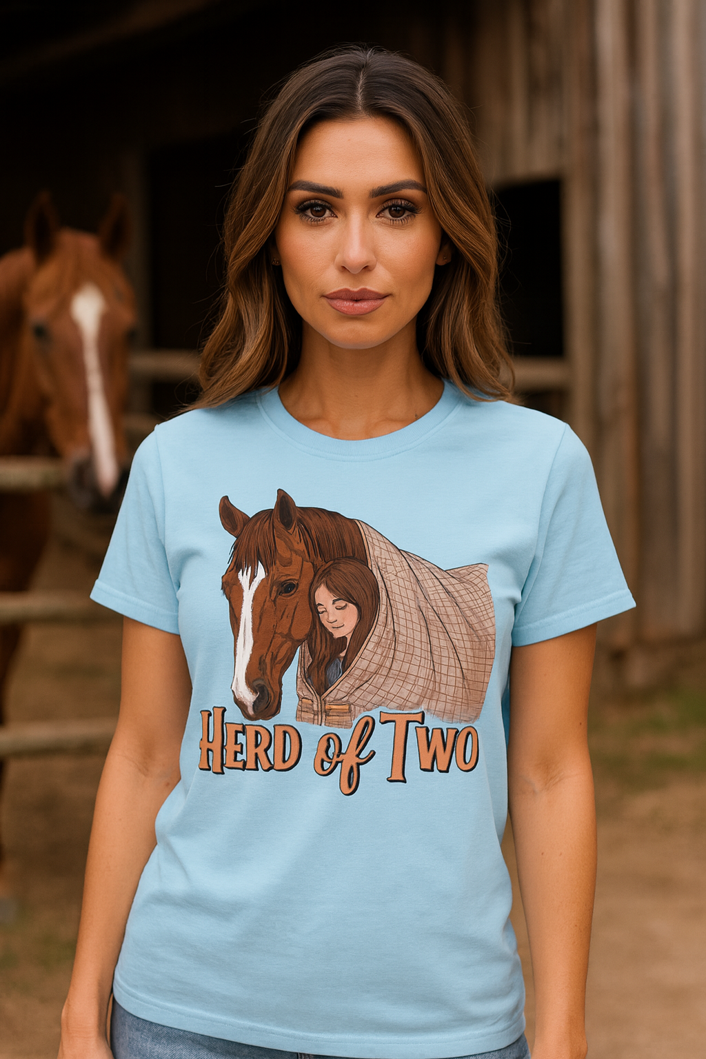 Herd of Two Tee