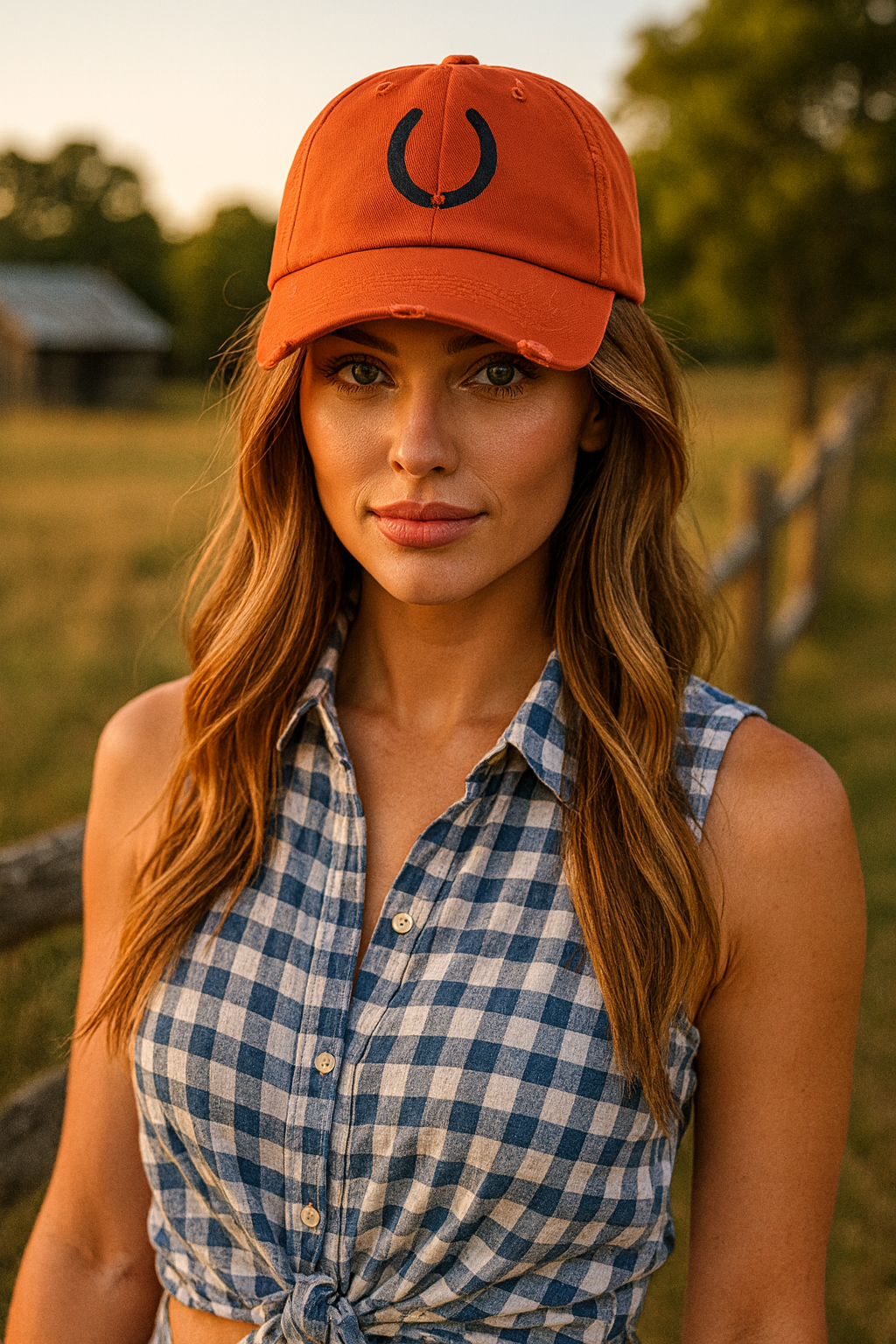 Hoofprints & Hope Distressed Dad Hat