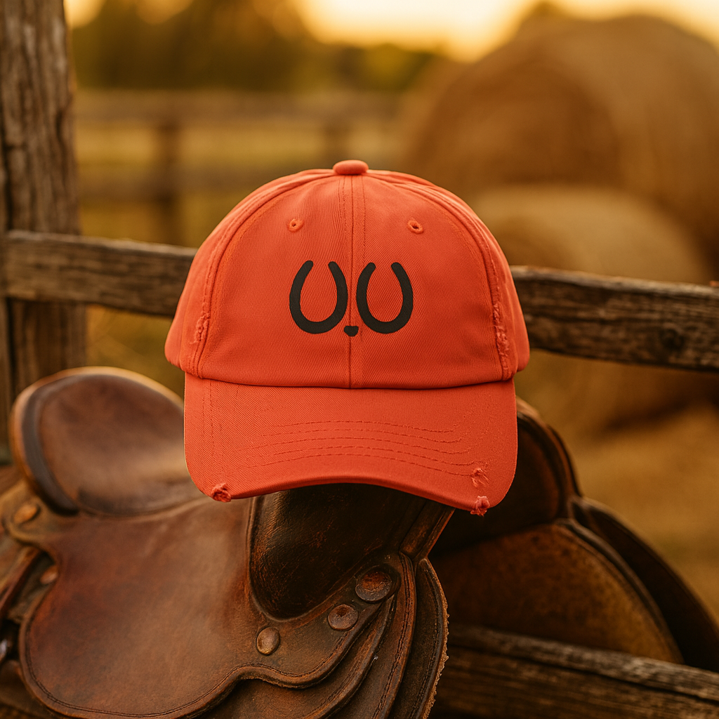 Hoofprints & Hope Distressed Dad Hat