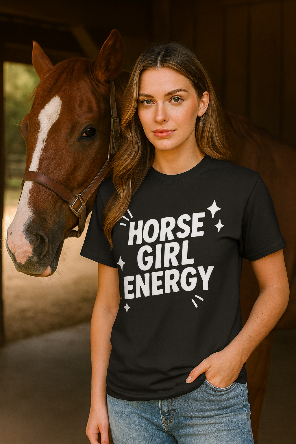 Horse Girl Energy Tee