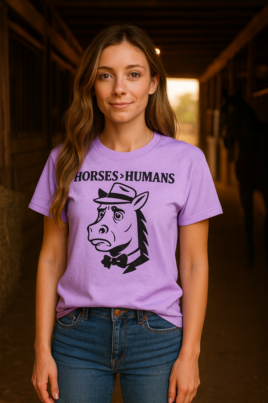 Horses Over Humans Tee
