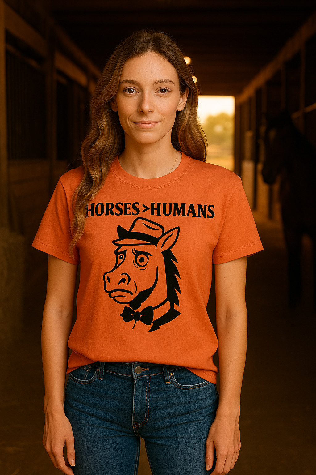 Horses Over Humans Tee
