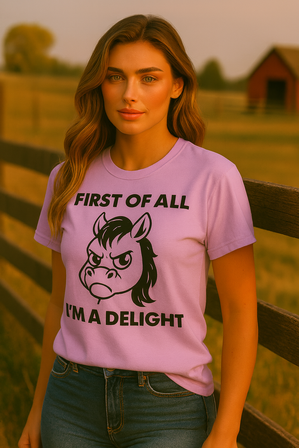 Funny Angry Horse Shirt