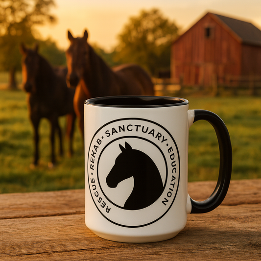 Rescue • Rehab • Sanctuary • Education Accent Mug