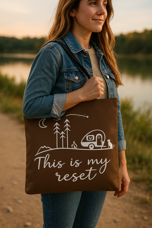 This is My Reset Bohemian Tote Bag