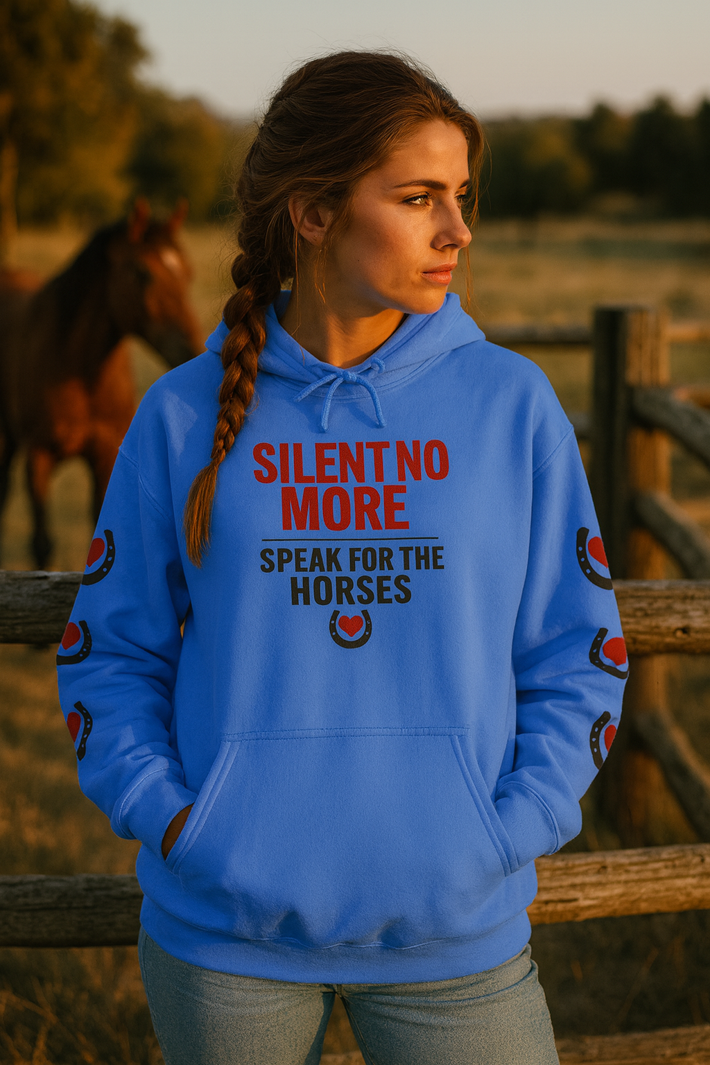 Speak for the Horses Hoodie
