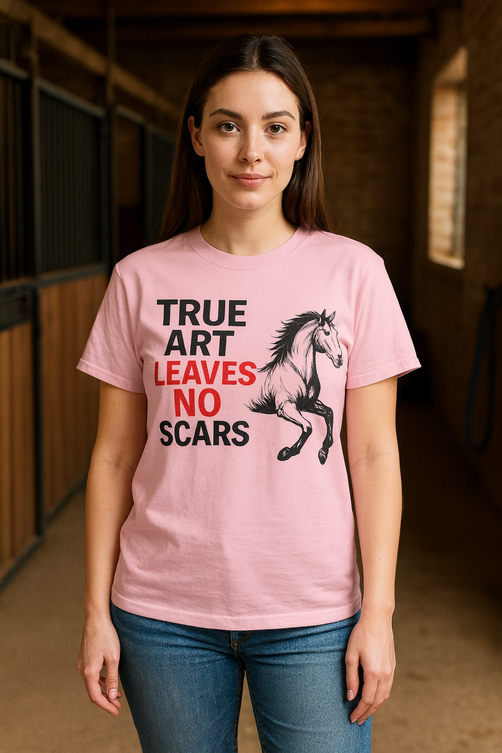 True Art Leaves No Scars Tee