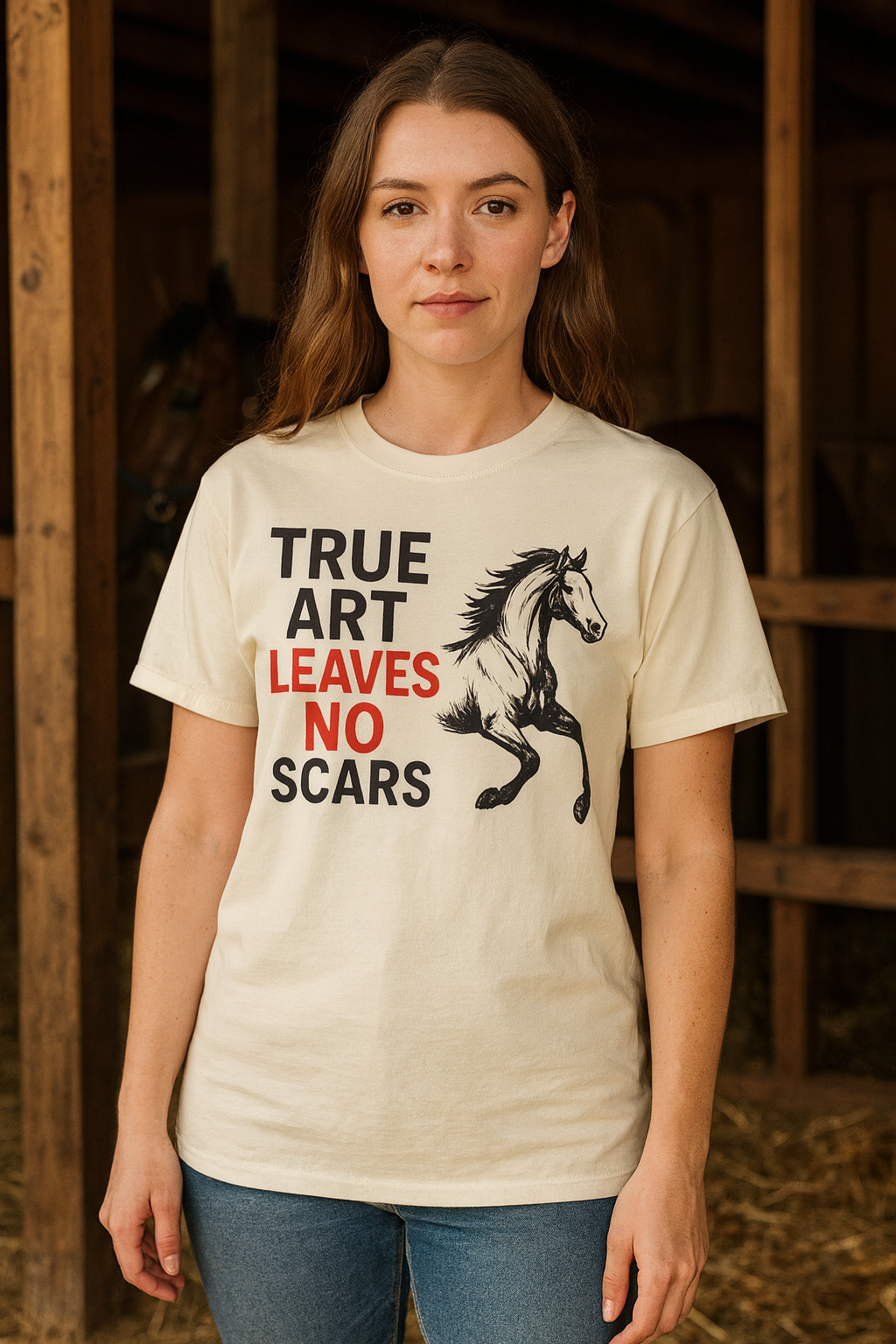 True Art Leaves No Scars Tee